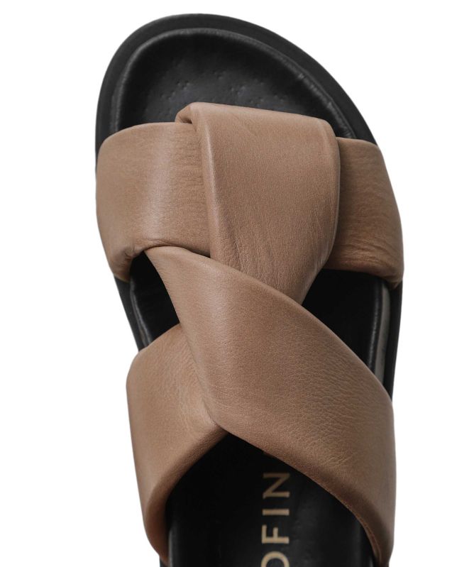 Lofina Padded Leather Sandals