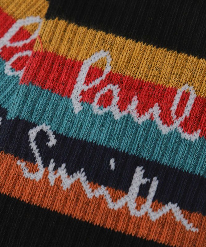 Paul Smith Artist Stripe Logo Socks