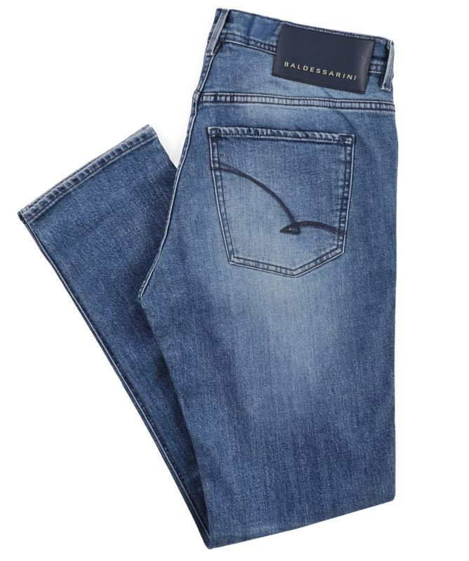 Baldessarini Washed Back-Pocket Jeans
