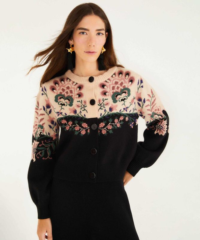 FARM Rio Belle Garden Knit Cardigan