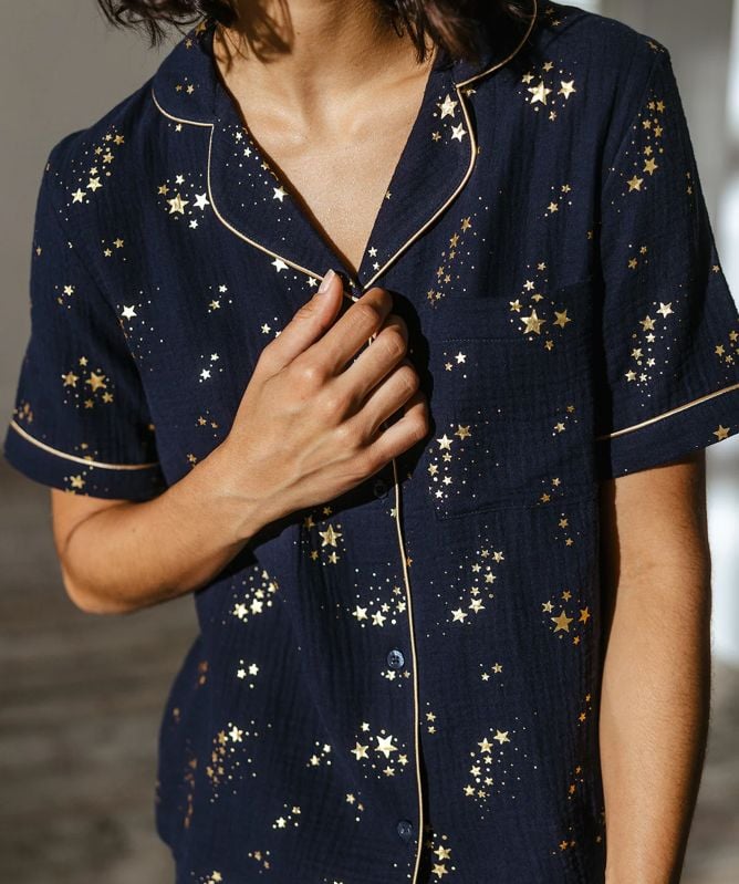 Chelsea Peers Foil Star Long Pyjama Set
