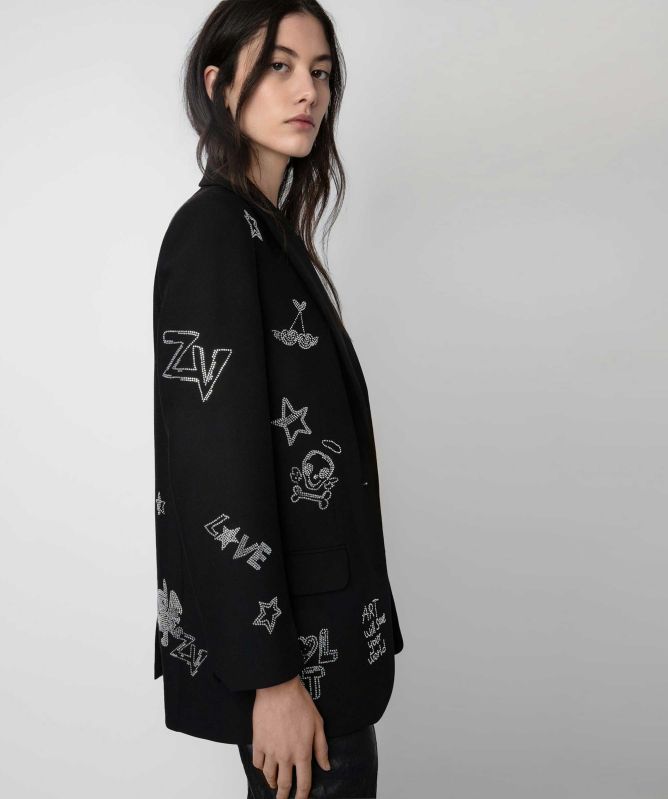 Zadig & Voltaire Viva Diamanté Blazer