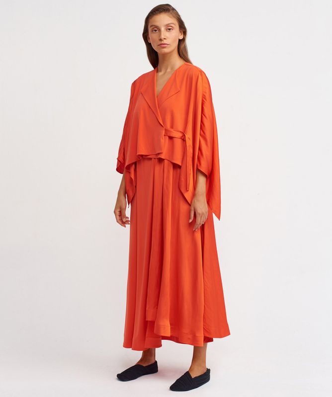 NU London Satin Belt Jacket