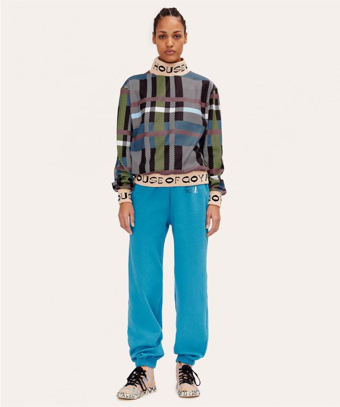 Stine Goya Melina Checked Fleece Sweater