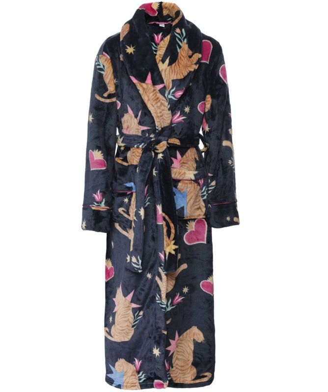 Chelsea Peers Fleece Enchanted Tiger Dressing Gown