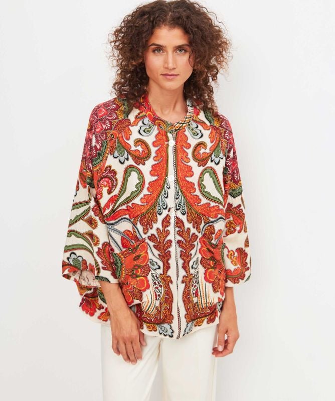 One Hundred Stars Fiesta Orange Summer Jacket