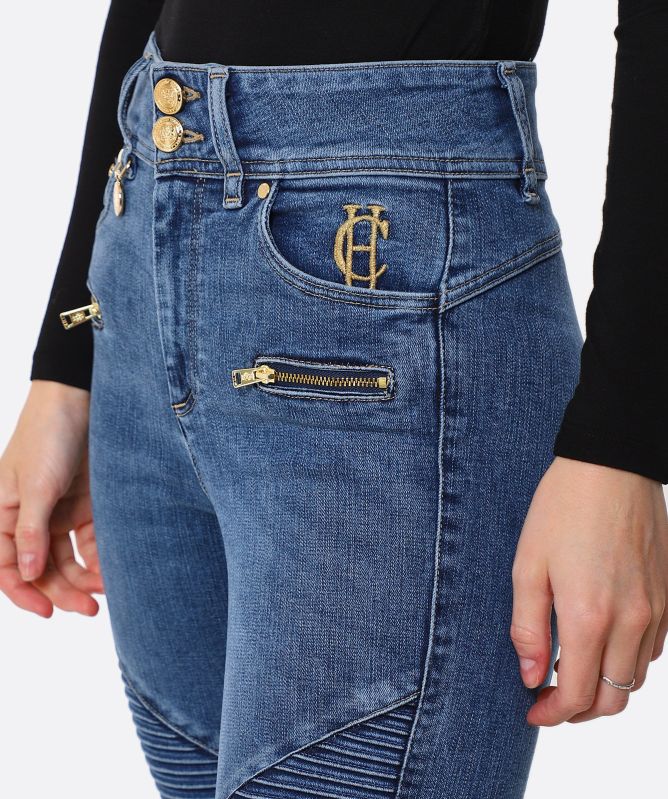 Holland Cooper Skinny Biker Jeans