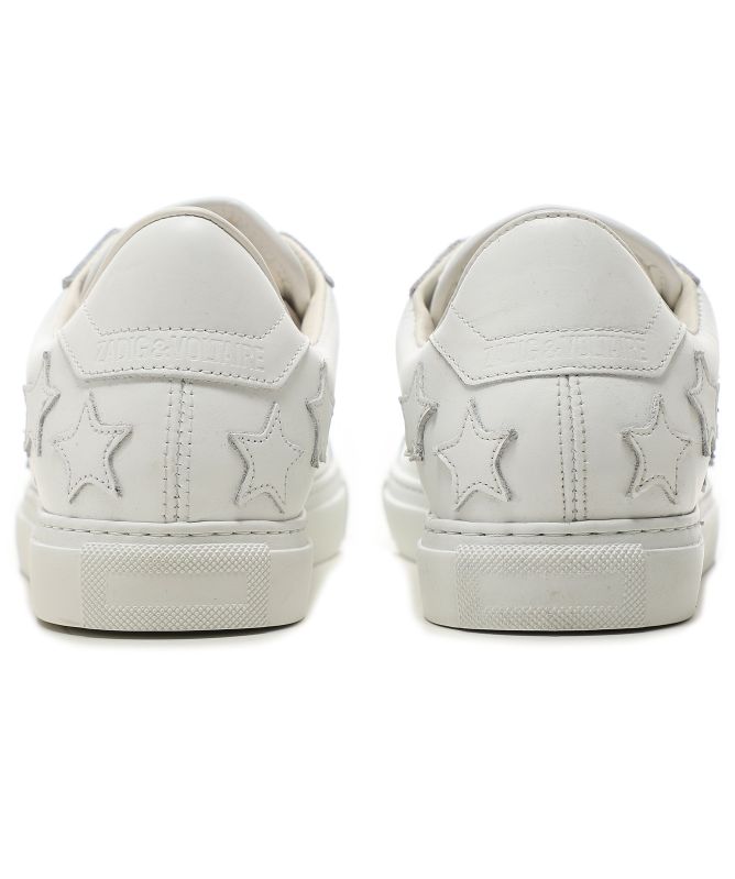 Zadig and Voltaire Star Smooth Leather Sneakers
