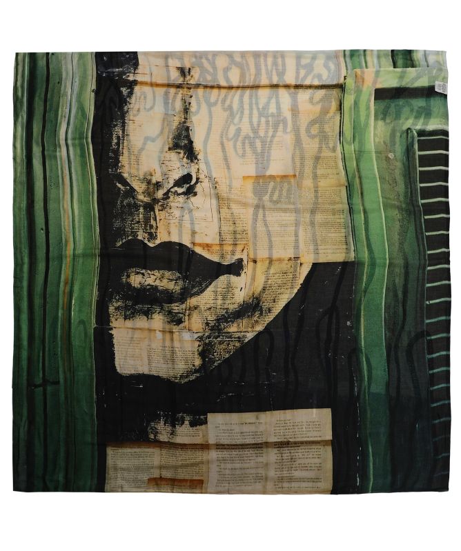 Talking Walls Ava Cables Silk Scarf