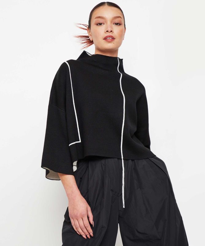 Bize Contrast Trim Jumper