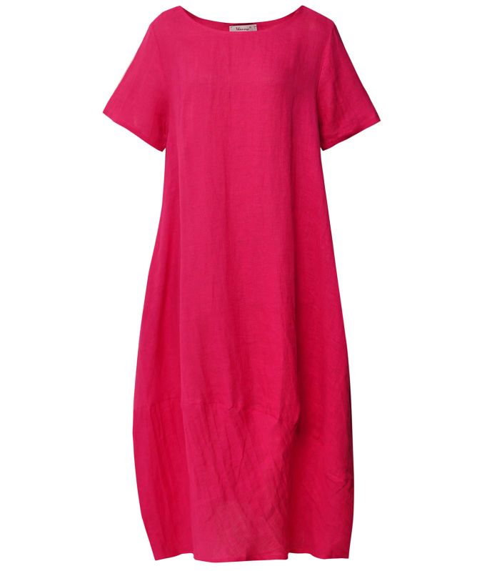 Thanny Linen T-Shirt Midi Dress