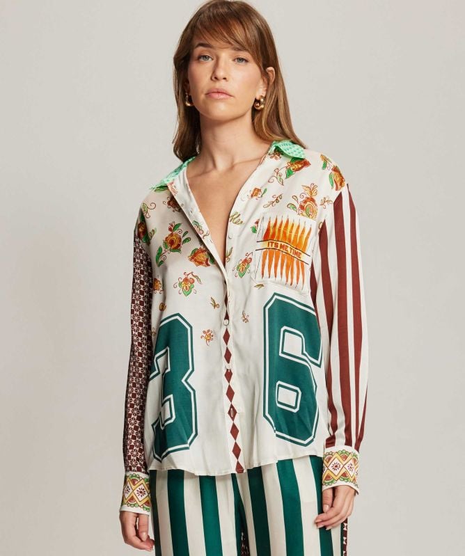 Me369 Isabel Sporty Jade Shirt