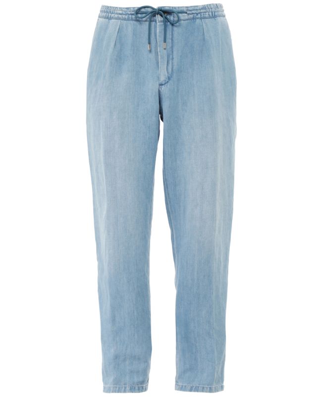 Baldessarini Pleated Drawcord Jeans
