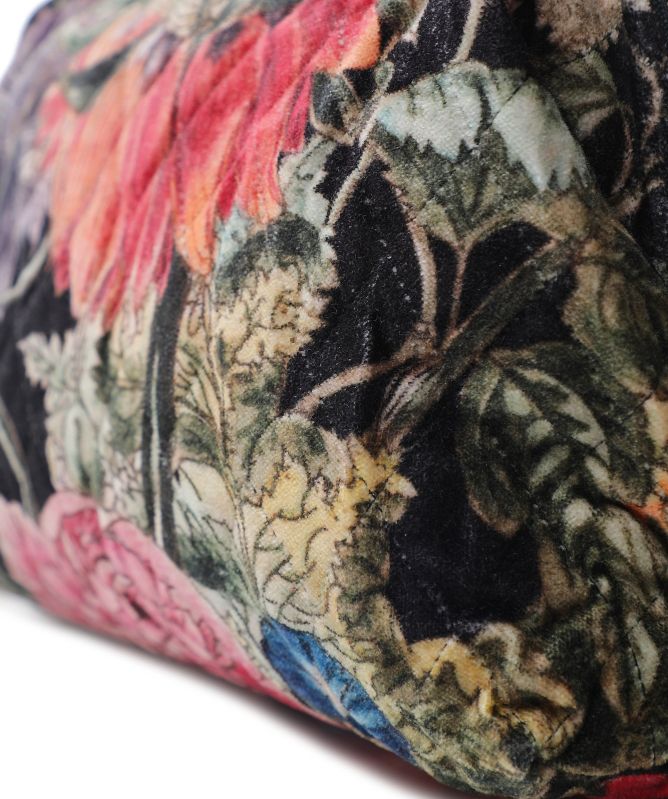 One Hundred Stars Primula Black Velvet Pouch
