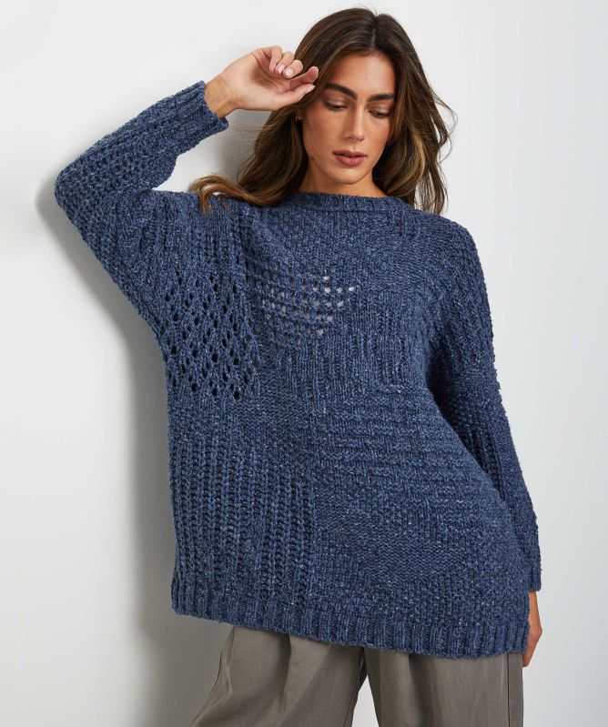 Lurdes Bergada Oversized Textured Wool Jumper