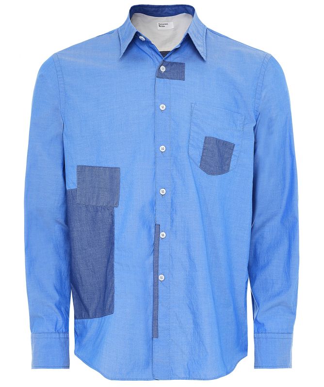 Universal Works Chambray Patched Shirt