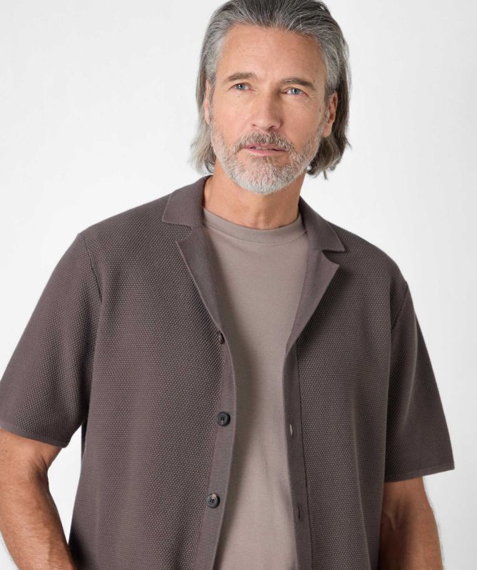 Oliver Sweeney Knitted Kingsfield Shirt