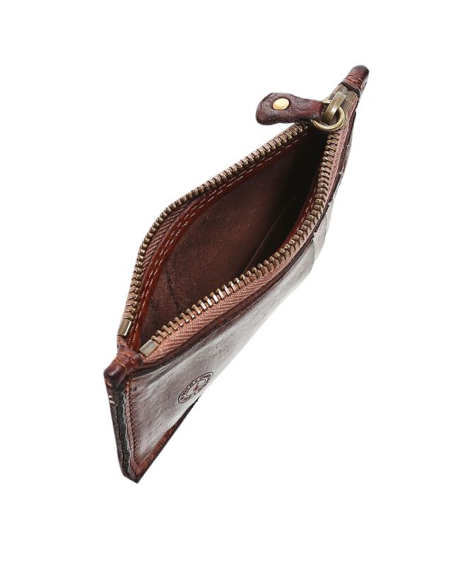 Campomaggi Leather Zip Card Holder