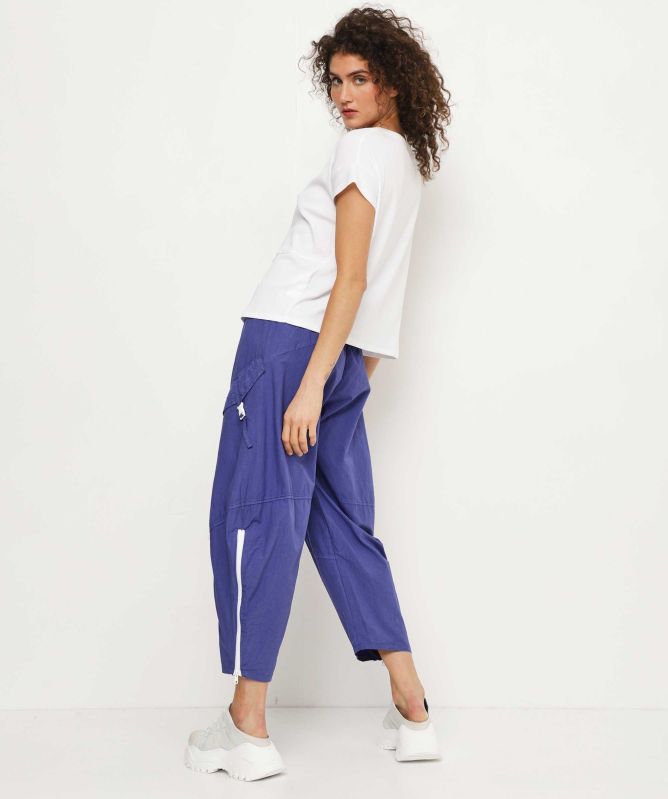Lurdes Bergada Cotton Cropped Combat Pants