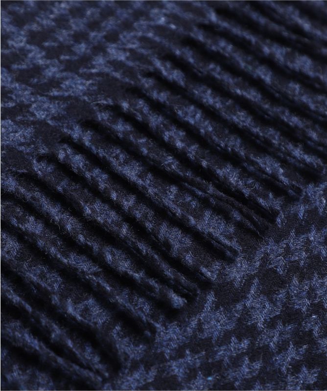 Eton Wool Prince of Wales Check Scarf