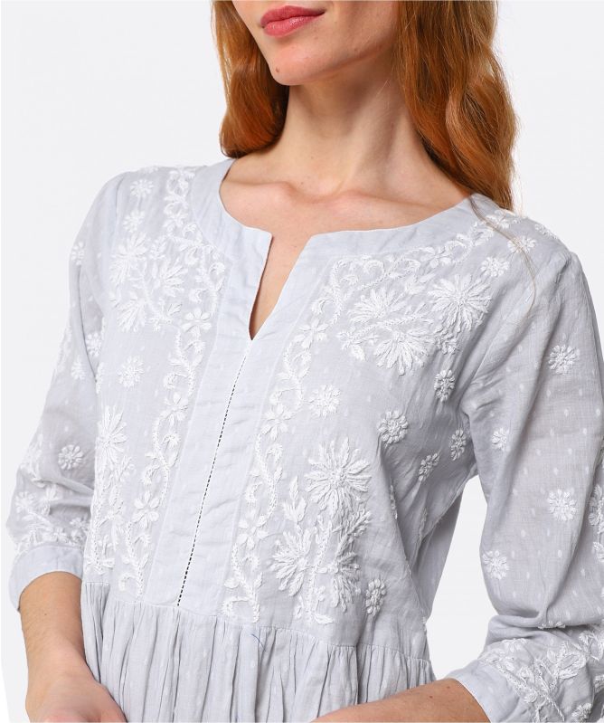 Handprint Dream Apparel Alden Cotton Maxi Dress