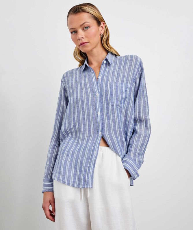 Rails Linen Charli Striped Shirt