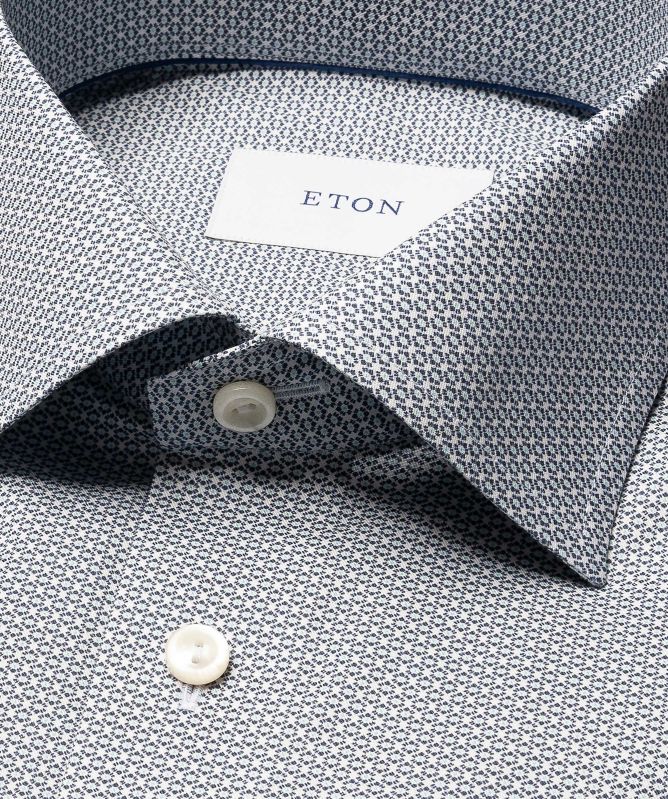 Eton Geometric Signature Twill Shirt
