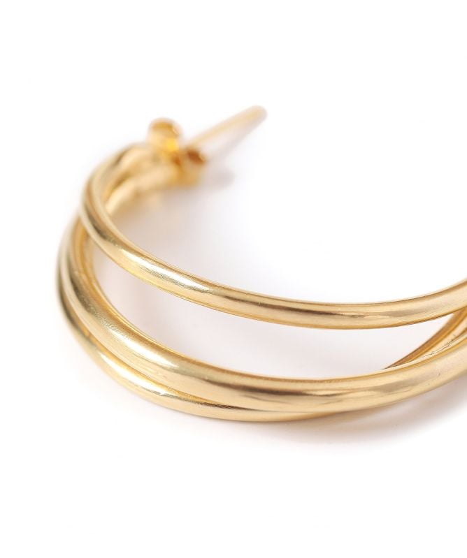 Katerina Vassou Narva Gold Plated Earrings