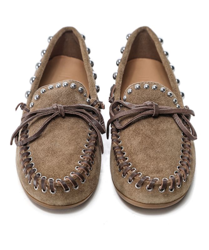 INUOVO Studded Moccasin Loafers