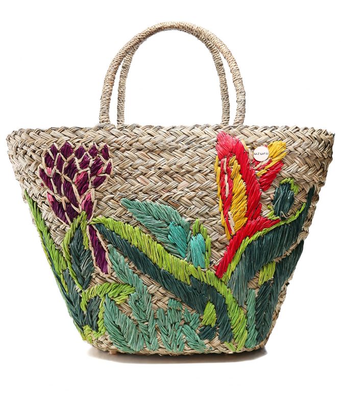 Uzurii Raffia Beach Bag
