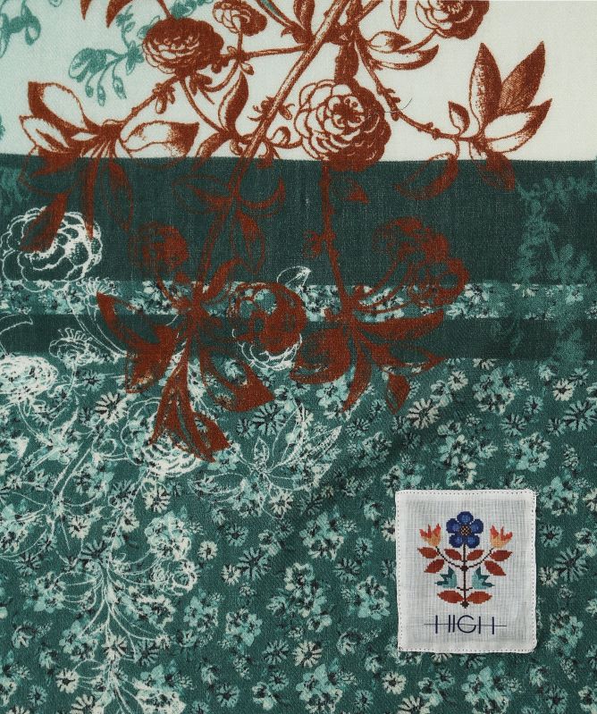 High Myth Floral Printed Scarf