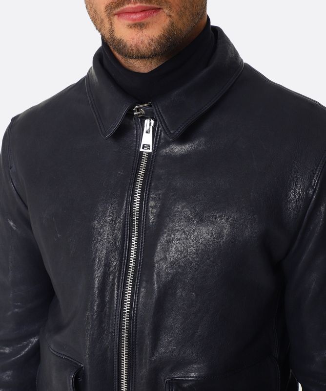 J. Blades Leather Biker Jacket