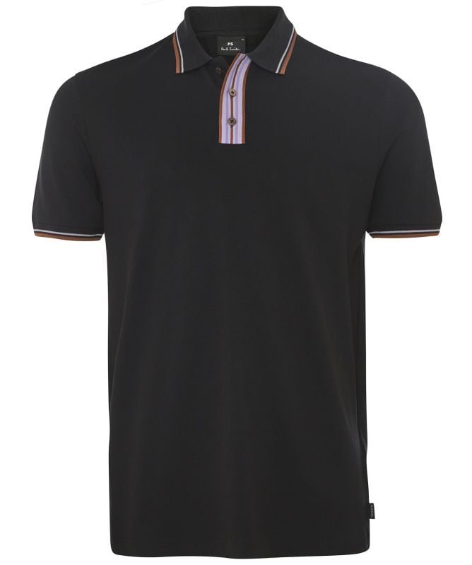 Paul Smith Stripe Tipped Polo Shirt