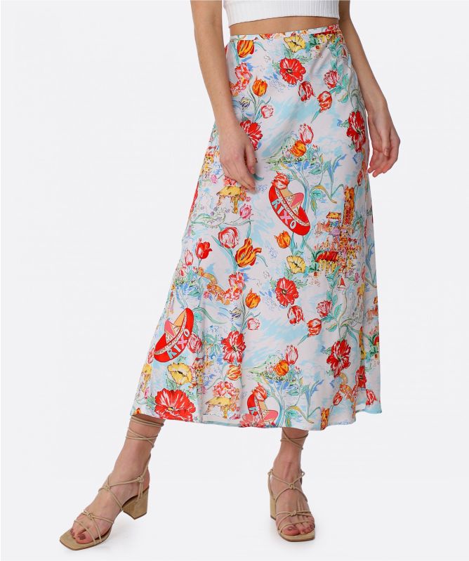 RIXO Kelly Midi Skirt