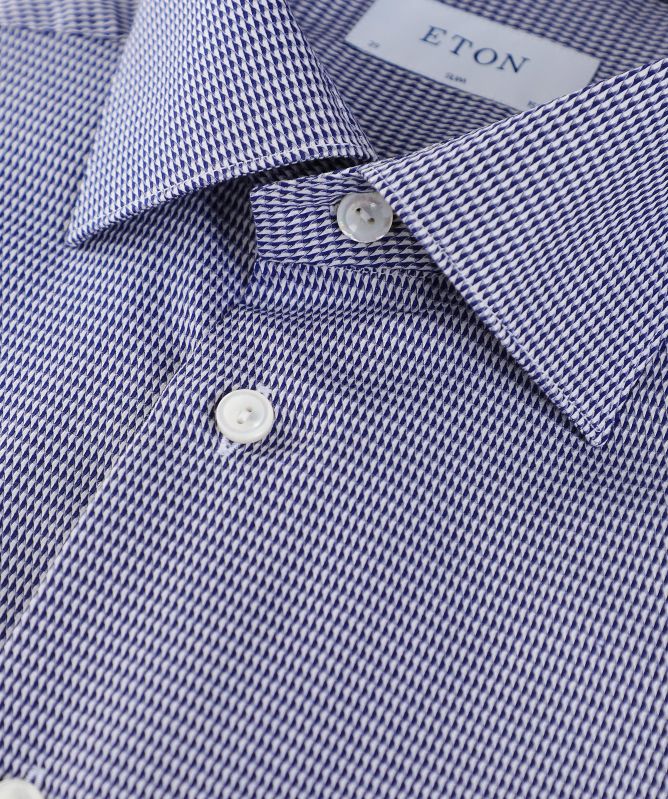 Eton Slim Fit Geometric Shirt