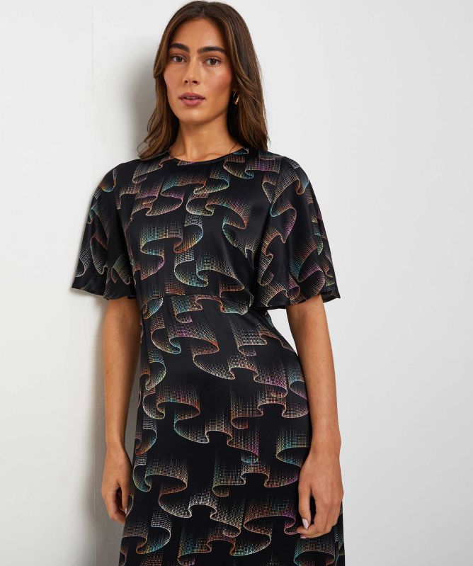 knee length dresses for ladies Swirl