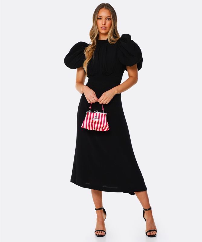 ROTATE Dawn Satin Midi Dress