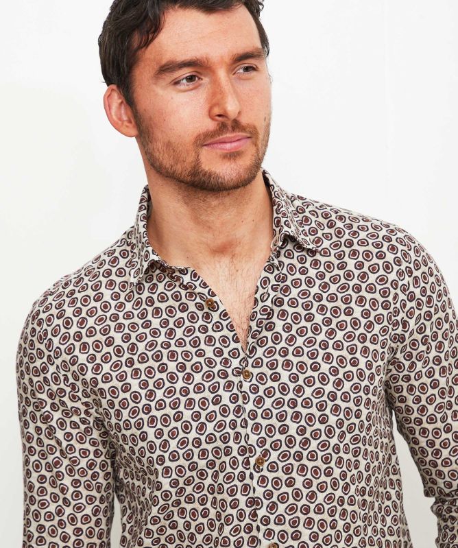 Seinse Cotton Printed Shirt