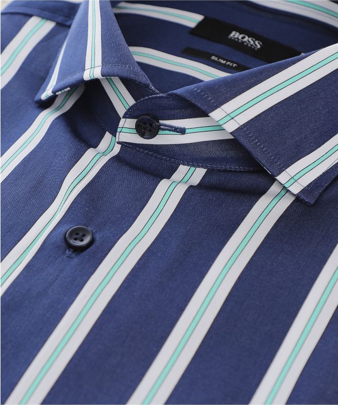 BOSS Slim Fit Striped Jason Shirt