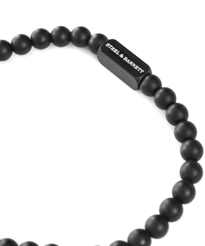 Steel and Barnett Black Edition Natural Ned Stones Bracelet