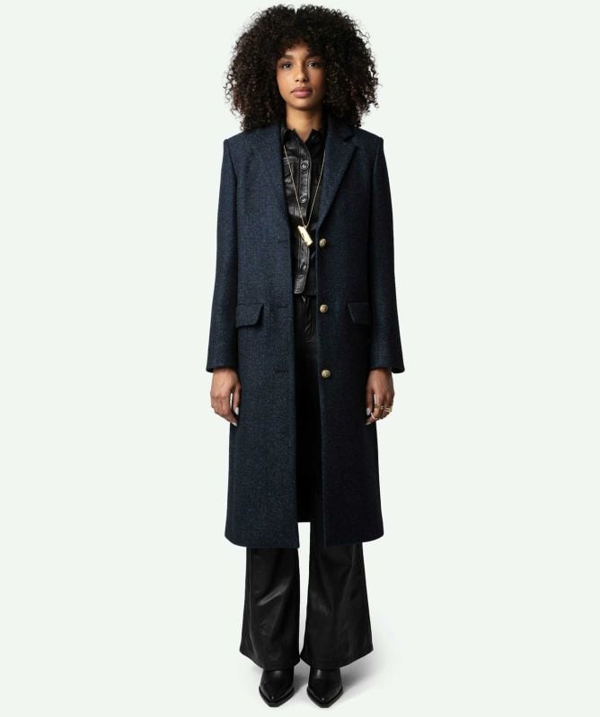 Zadig & Voltaire Mio Long Wool Coat