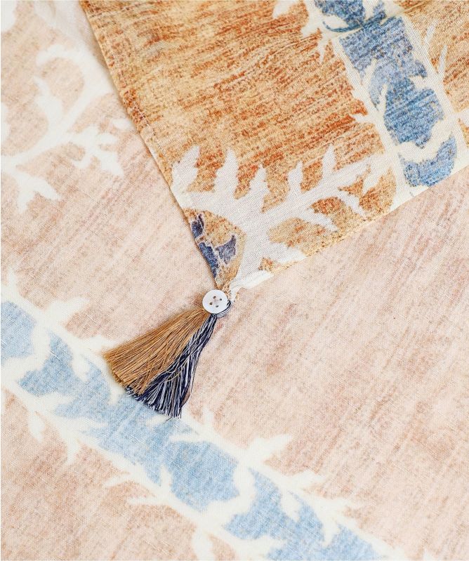 Ahujasons Printed Tassel Scarf