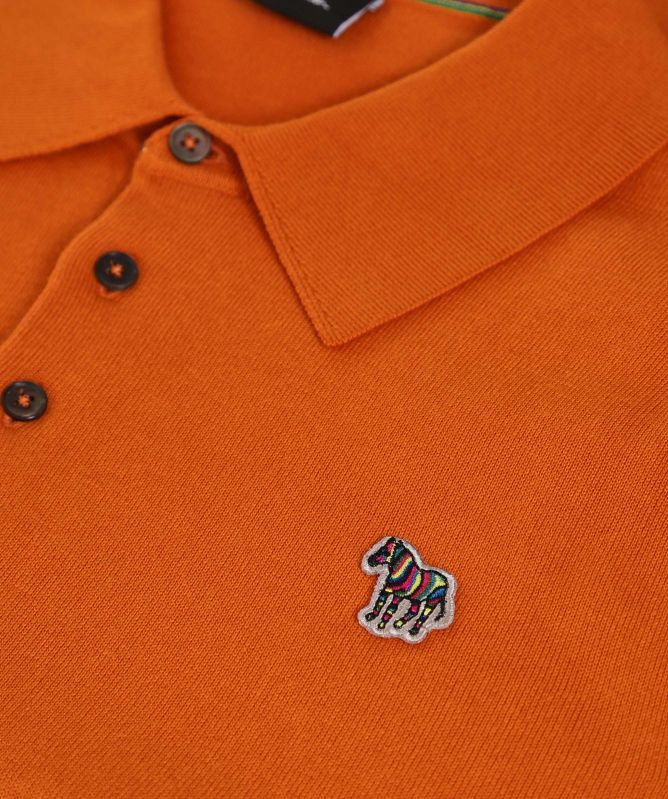 Paul Smith Knitted Zebra Polo Shirt