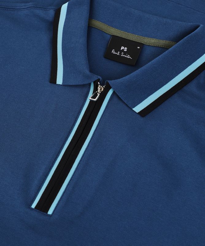 Paul Smith Zip Collar Polo Shirt