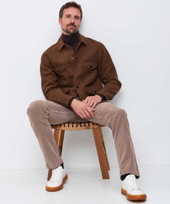 Replay Melton Wool Overshirt