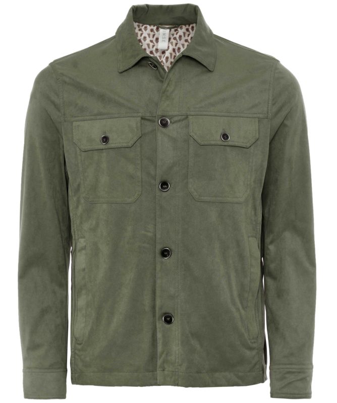 Seinse Faux Suede Overshirt