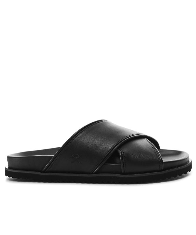 Hackett Leather Mikonos Crossover Sandals