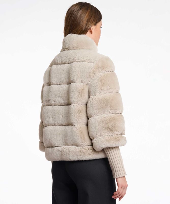 Rino and Pelle Feline Faux Fur Jacket