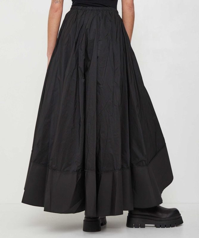 Bize Taffeta Curve Skirt