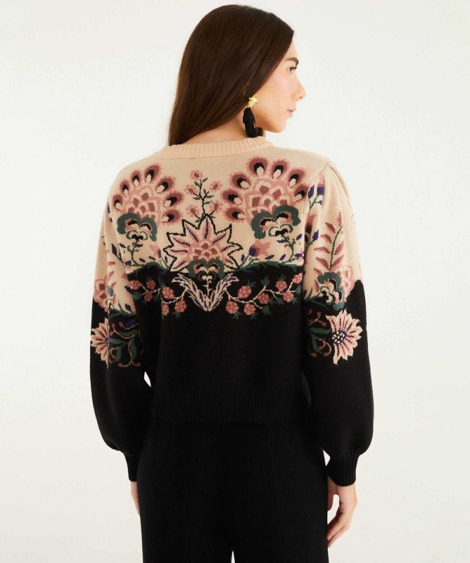 FARM Rio Belle Garden Knit Cardigan